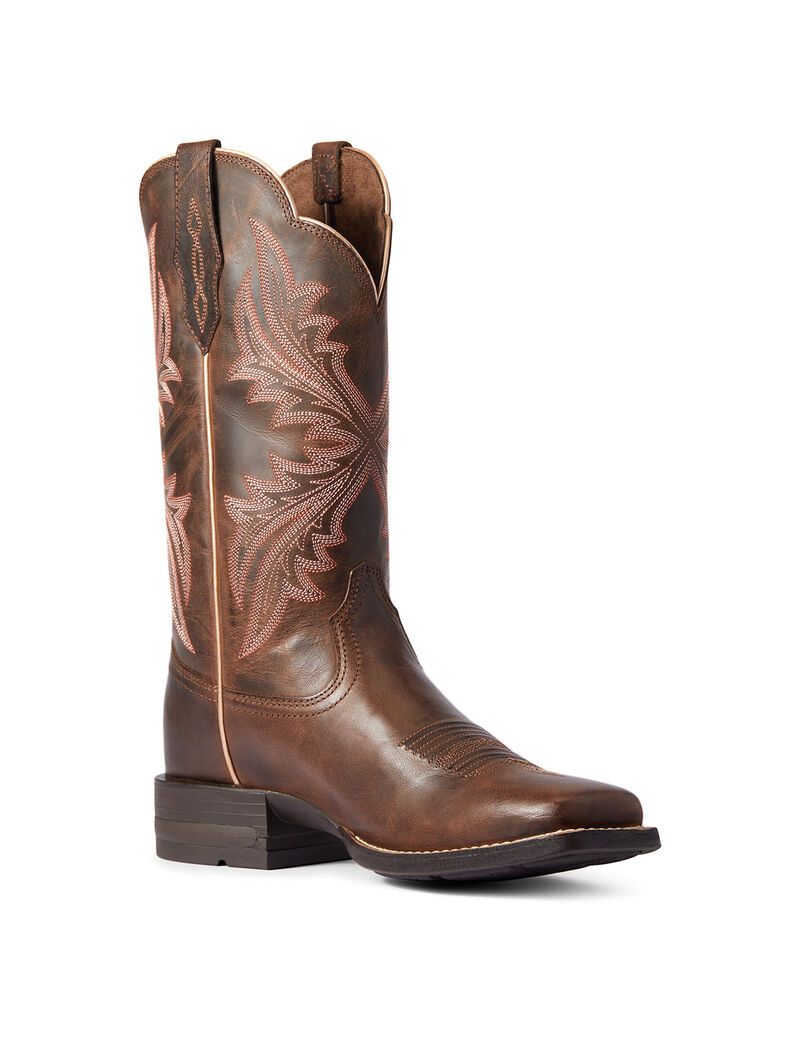 Bottes Western Ariat West Bound Marron Femme | CHF-28189656