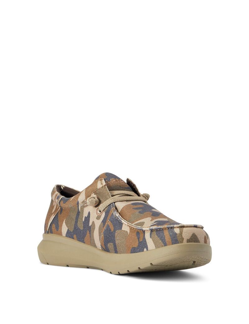 Baskets Ariat Hilo Stretch Dentelle Camouflage Homme | HCB-52761823