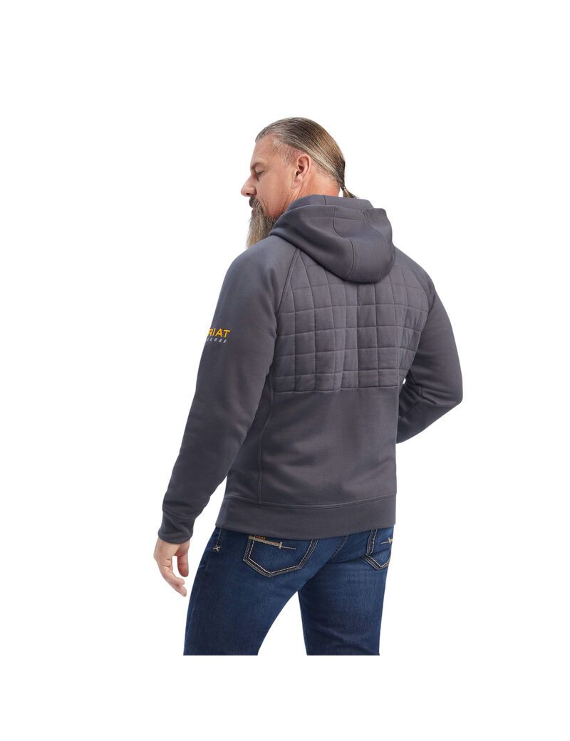 Vêtements De Travail Ariat Rebar Regulator Full Zip Hoodie Grise Homme | TVO-46914883