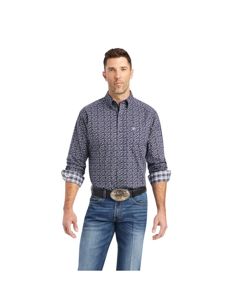 Chemises De Costume Ariat Relentless Trailblazer Stretch Classiche Fit Multicolore Homme | JEJ-32523211