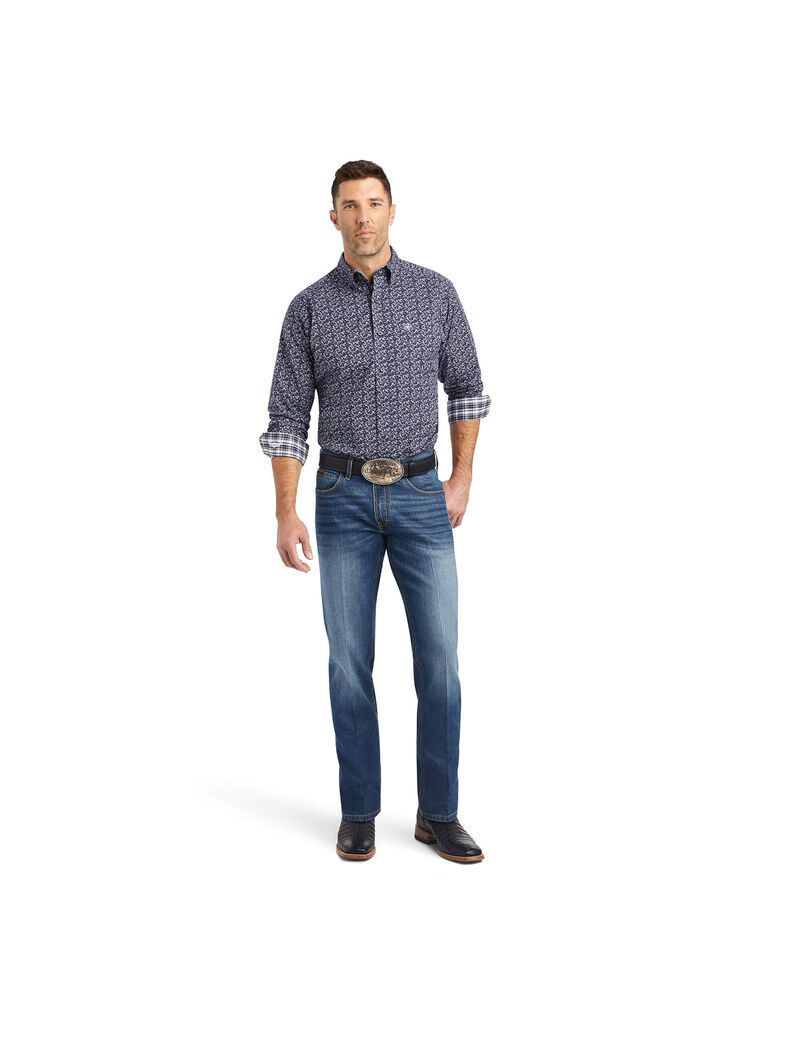 Chemises De Costume Ariat Relentless Trailblazer Stretch Classiche Fit Multicolore Homme | JEJ-32523211