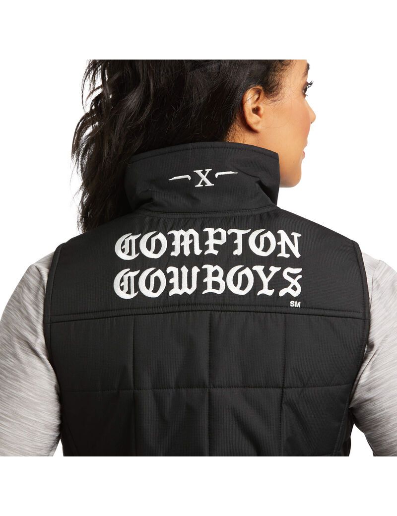 Vestes Ariat Compton Cowboys Crius Noir Femme | CAX-45946520