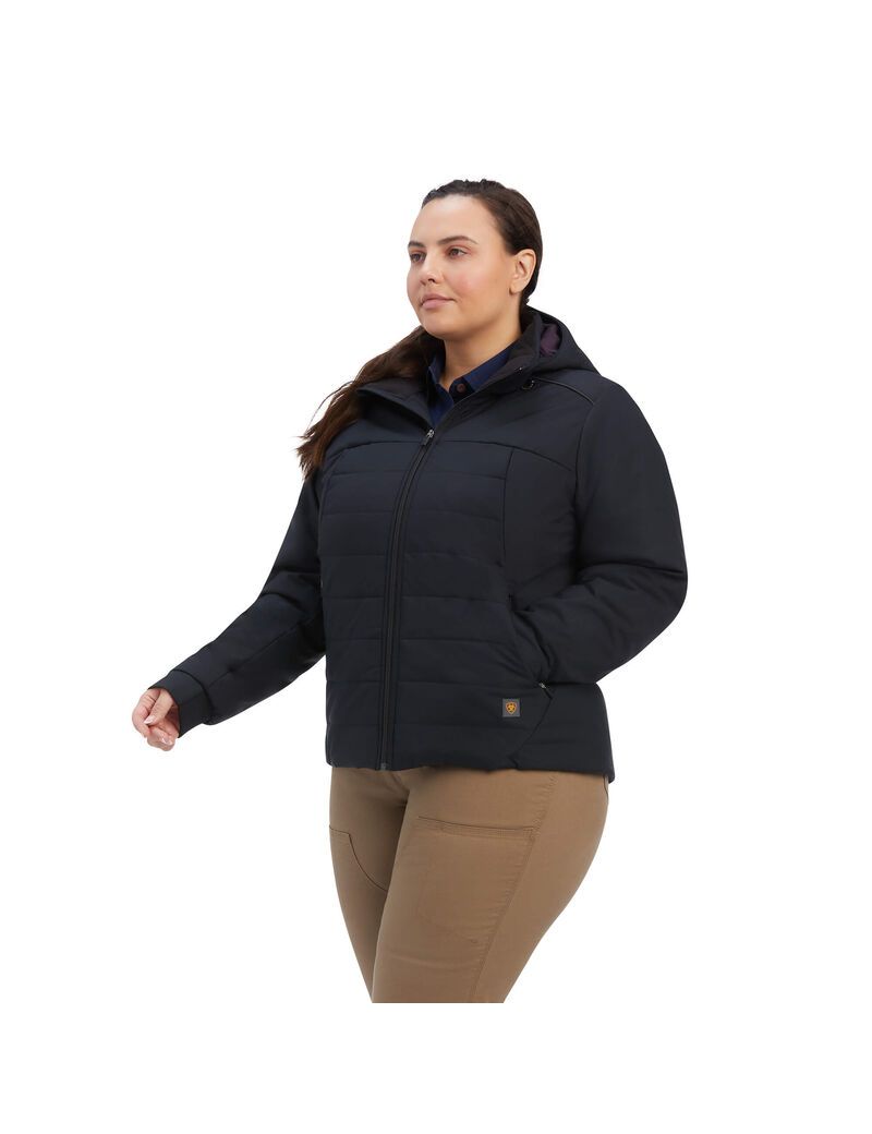 Vêtements De Travail Ariat Rebar Valkyrie Stretch Tela Insulated Jackets Noir Femme | CBB-36671740