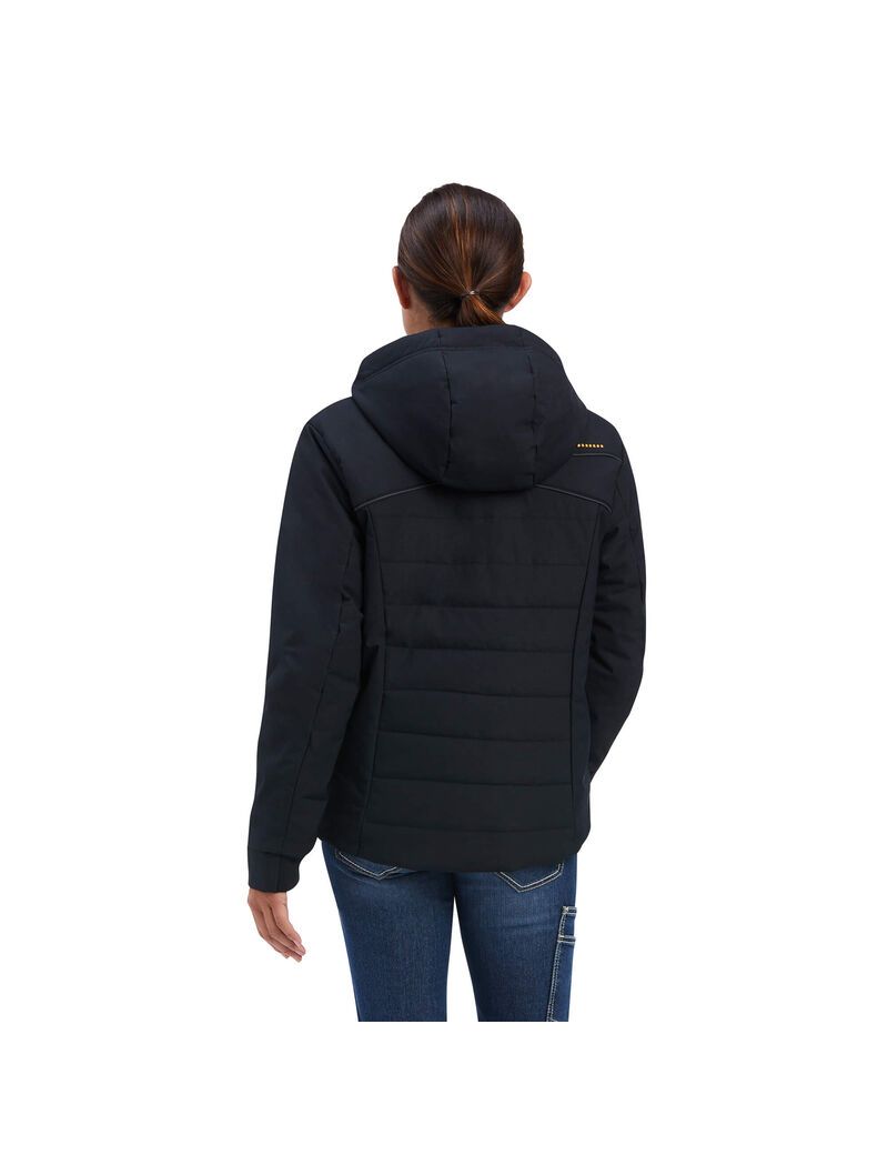 Vêtements De Travail Ariat Rebar Valkyrie Stretch Tela Insulated Jackets Noir Femme | CBB-36671740