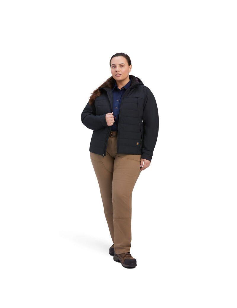 Vêtements De Travail Ariat Rebar Valkyrie Stretch Tela Insulated Jackets Noir Femme | CBB-36671740