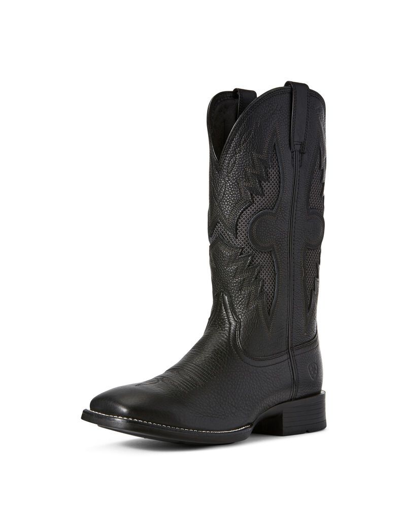 Bottes Western Ariat Solado Venttek Noir Grise Foncé Homme | PFU-28137589