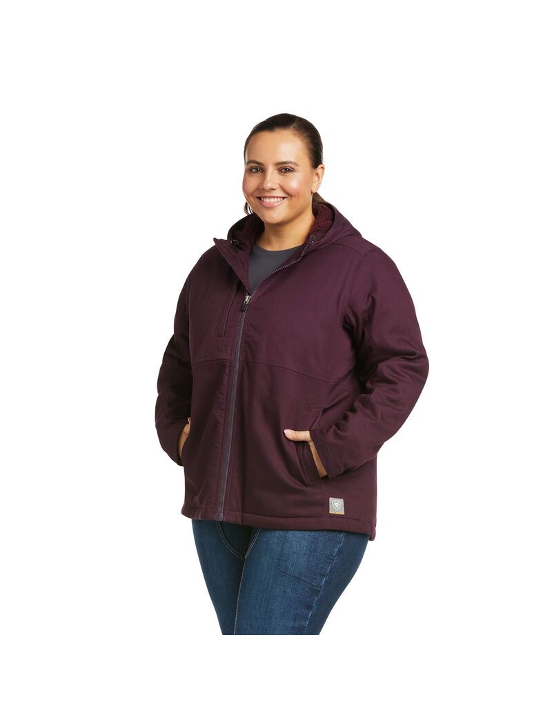 Vêtements De Travail Ariat Rebar DuraCanvas Insulated Jackets Violette Femme | QOP-61616203