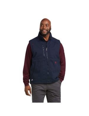 Gilet Ariat FR DuraLight Stretch Tela Bleu Marine Homme | KGJ-99984715