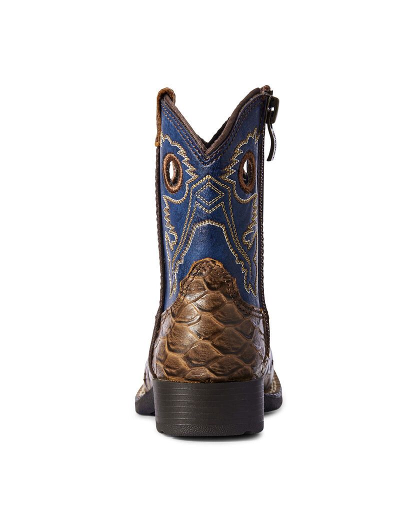 Bottes Western Ariat Stompers Orlando Marron Enfant | LQB-37391607