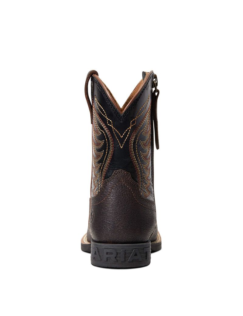 Bottes Western Ariat Amos Rouge Marron Enfant | EPI-78749312