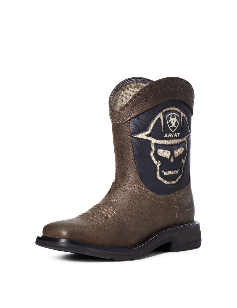 Bottes Western Ariat Workhog Xt Venttek Bold Cafe Enfant | PLC-56819634