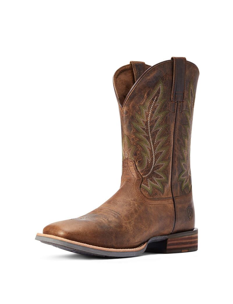 Bottes Western Ariat Ridin High Marron Homme | PVP-95114387