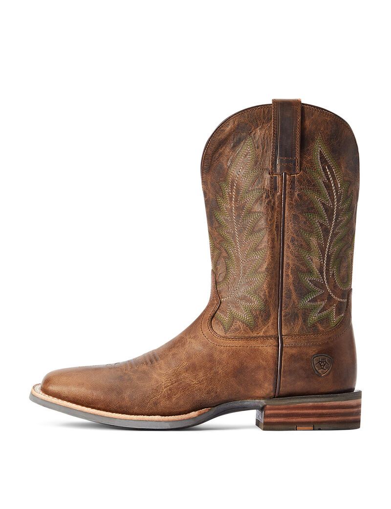 Bottes Western Ariat Ridin High Marron Homme | PVP-95114387