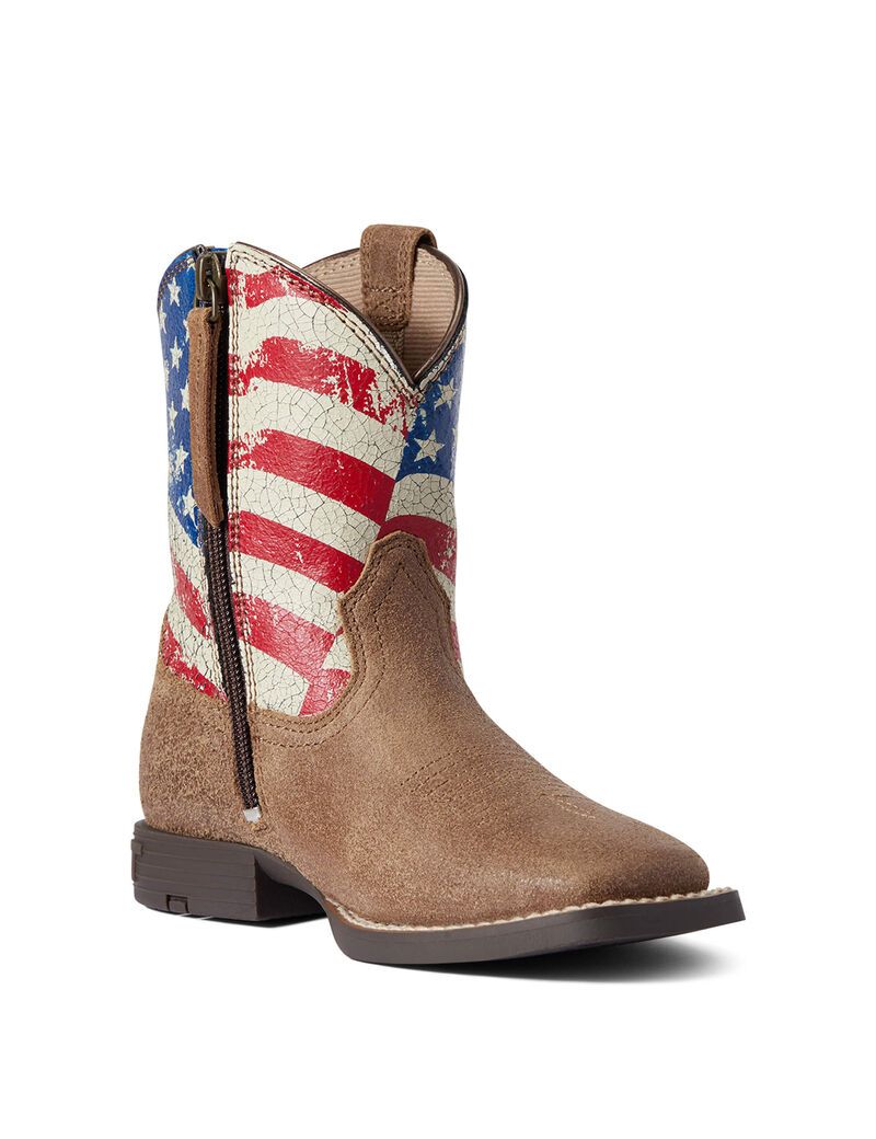 Bottes Western Ariat Stars And Stripes Marron Enfant | MMS-84323480