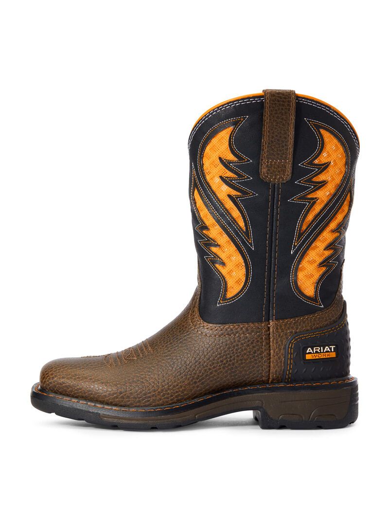 Bottes Western Ariat Travail Venttek Marron Enfant | GDR-22482020