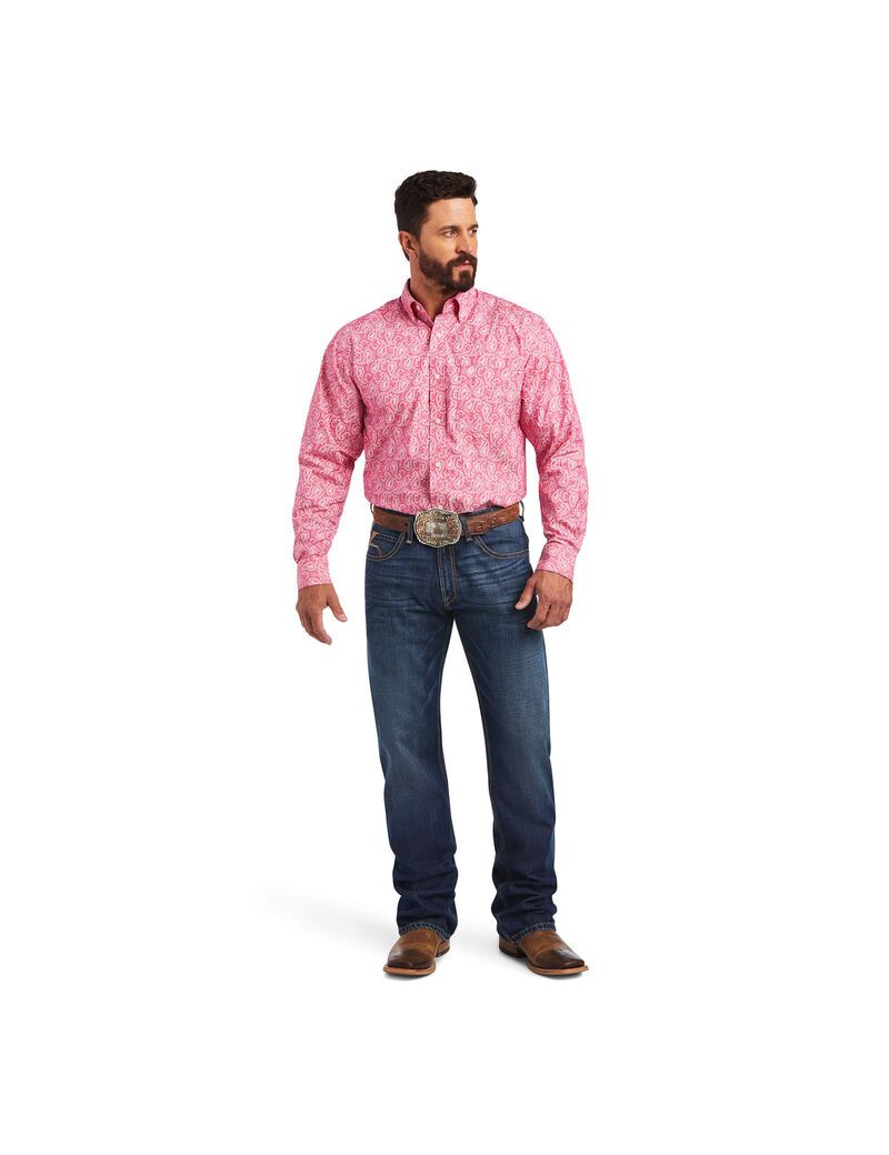 Chemises De Costume Ariat Mark Classiche Fit Rose Clair Homme | SAQ-64348234