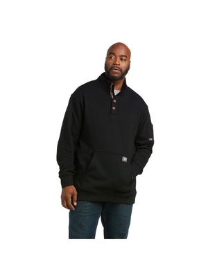 Chandails Ariat Rebar Overtime Fleece Noir Homme | LUP-15345298