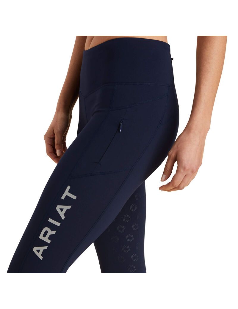 Collant Ariat Eos Full Seat Bleu Marine Femme | IIQ-46430330