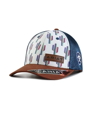 Casquettes Ariat Cactus print black Blanche Femme | ZXC-82390786