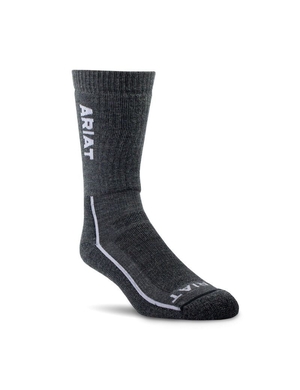 Vêtements De Travail Ariat Heavyweight Merino Laine Steel Embout Performance Travail Socks Grise Femme | VHO-82280522