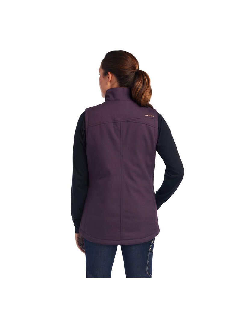 Vêtements De Travail Ariat Rebar DuraCanvas Insulated Vest Violette Femme | AKF-59949044