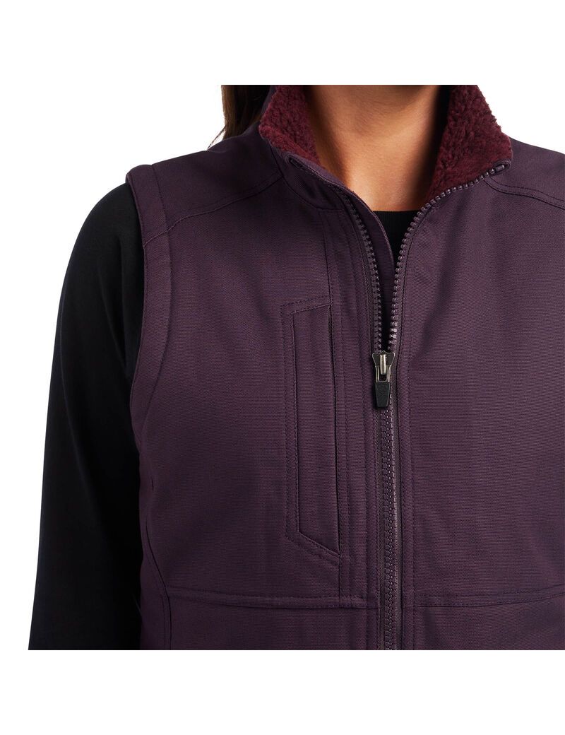 Vêtements De Travail Ariat Rebar DuraCanvas Insulated Vest Violette Femme | AKF-59949044