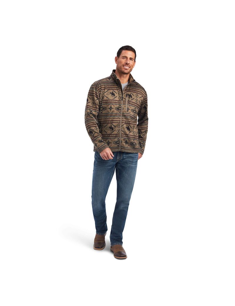 Cardigan Ariat Caldwell Full Zip Multicolore Homme | HGF-49877514