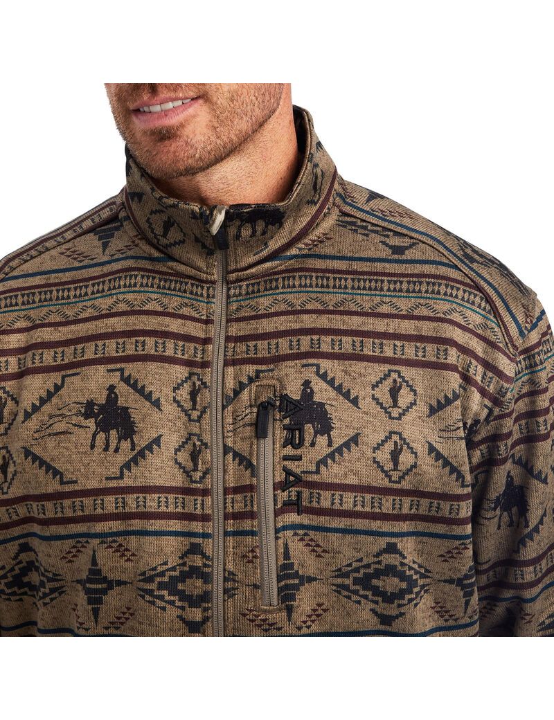 Cardigan Ariat Caldwell Full Zip Multicolore Homme | HGF-49877514