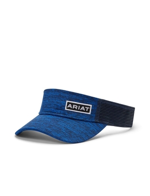 Chapeaux Ariat Offset Logo Visor Bleu Homme | XPU-70161801