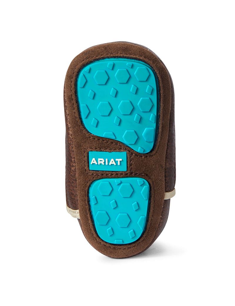 Bottes Western Ariat Stompers Boston Turquoise Turquoise Clair Enfant | JKB-80702892