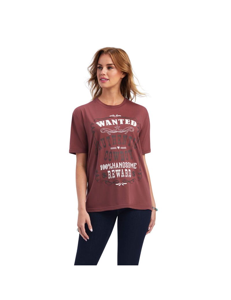 Hauts Ariat Wanted Tee Multicolore Femme | HIP-39108197