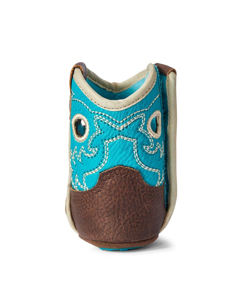 Bottes Western Ariat Stompers Boston Turquoise Turquoise Clair Enfant | JKB-80702892