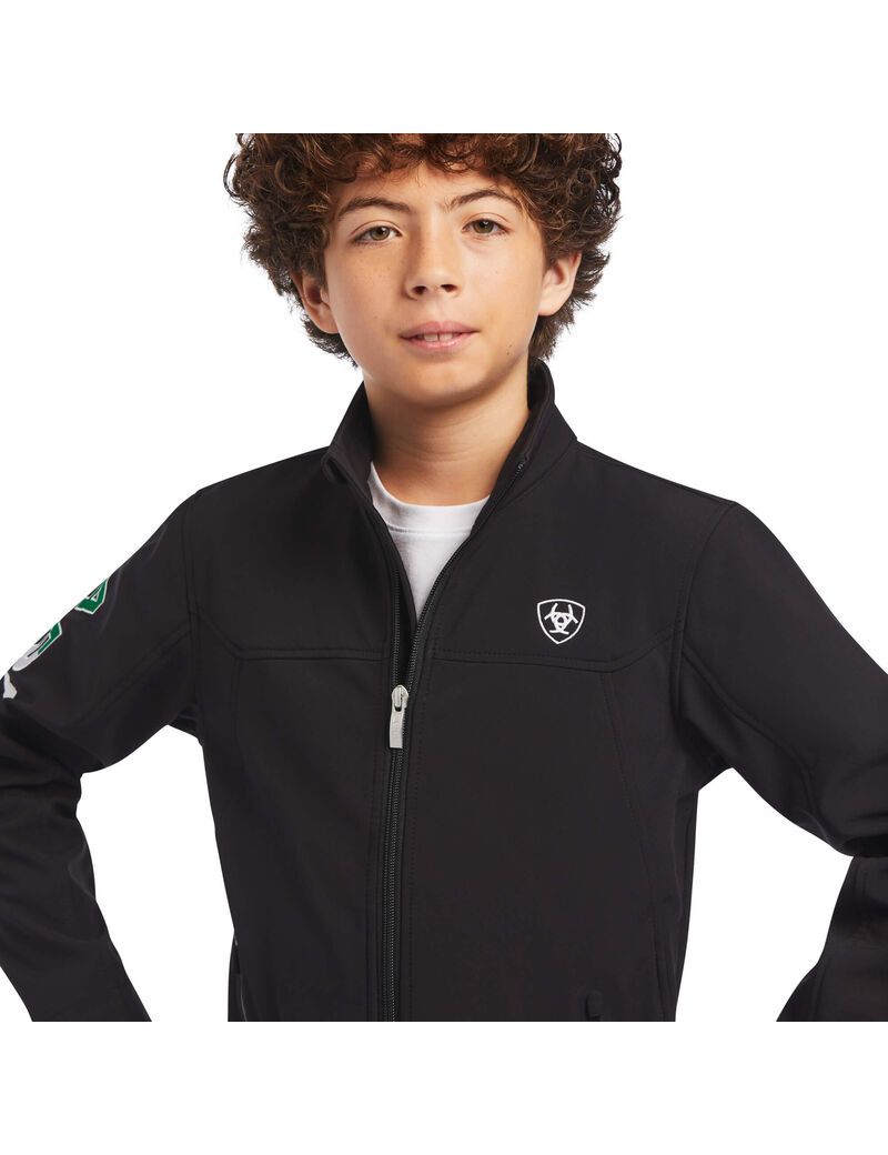 Vestes Ariat New Team Softshell MEXICO Noir Enfant | HTD-35487173