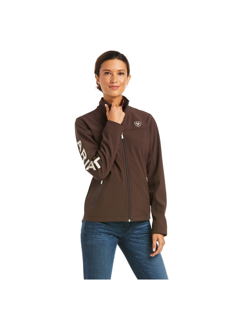 Vestes Ariat New Team Softshell Cafe Femme | AEZ-36584452