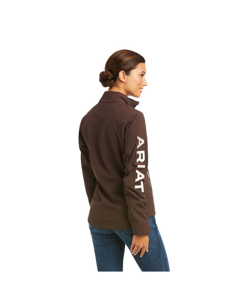 Vestes Ariat New Team Softshell Cafe Femme | AEZ-36584452