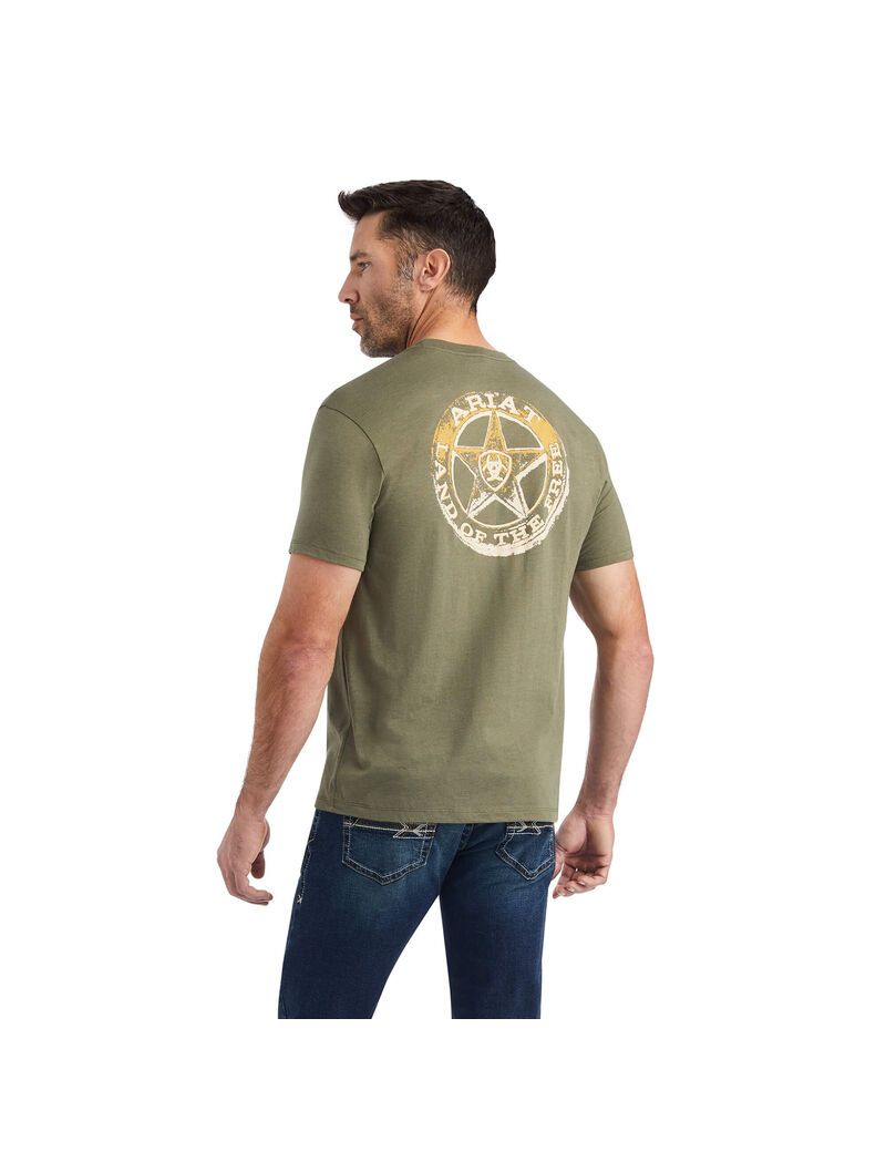 T Shirts Ariat Star Multicolore Homme | ZTQ-89293653