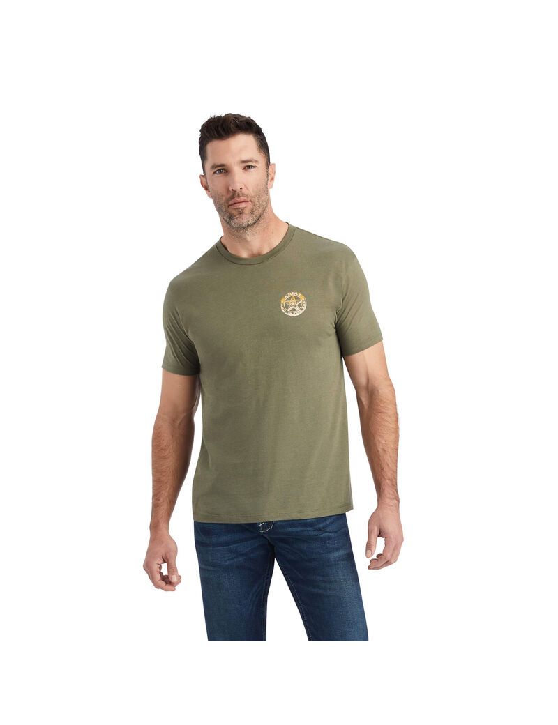 T Shirts Ariat Star Multicolore Homme | ZTQ-89293653