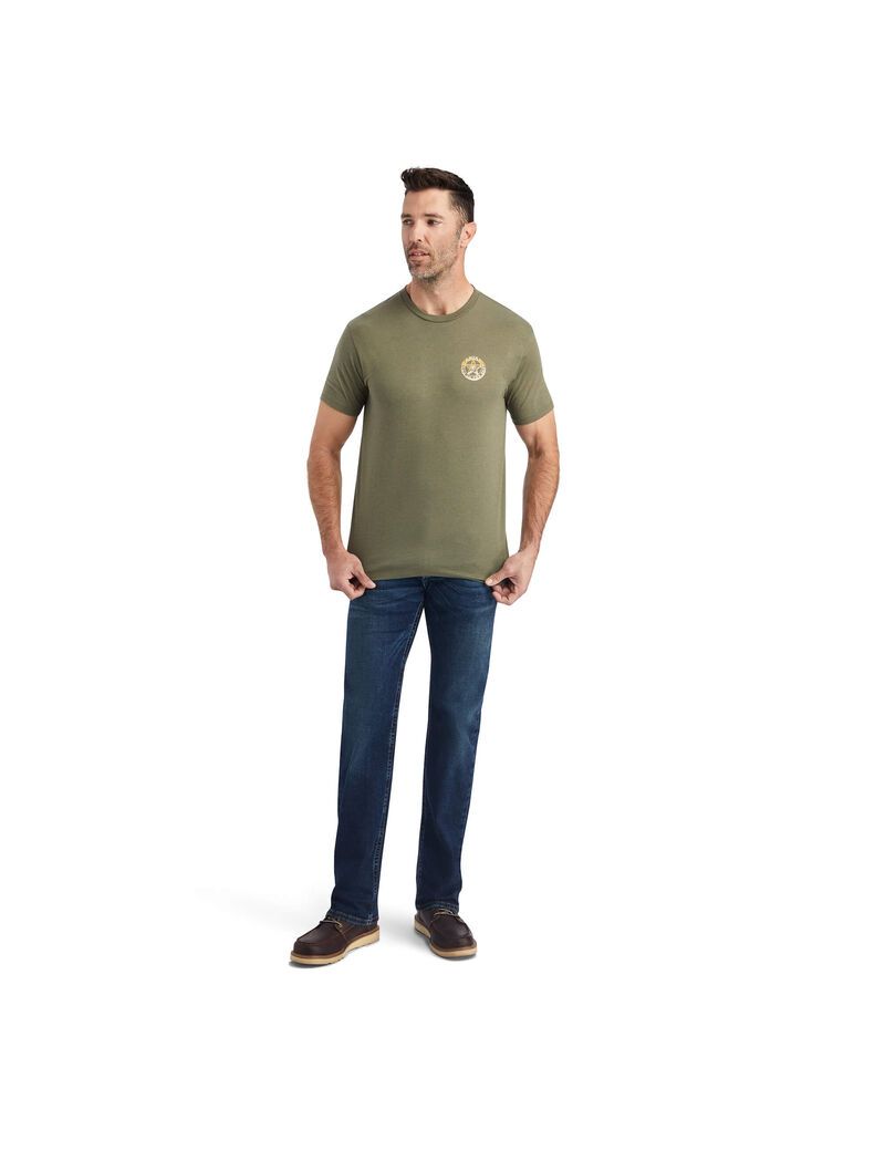 T Shirts Ariat Star Multicolore Homme | ZTQ-89293653