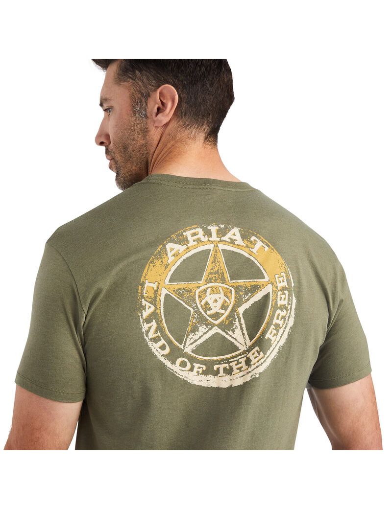 T Shirts Ariat Star Multicolore Homme | ZTQ-89293653