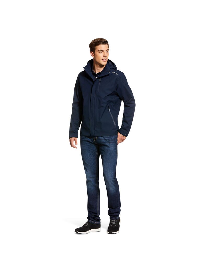 Vestes Ariat Coastal Imperméables Bleu Marine Homme | UQF-24205384