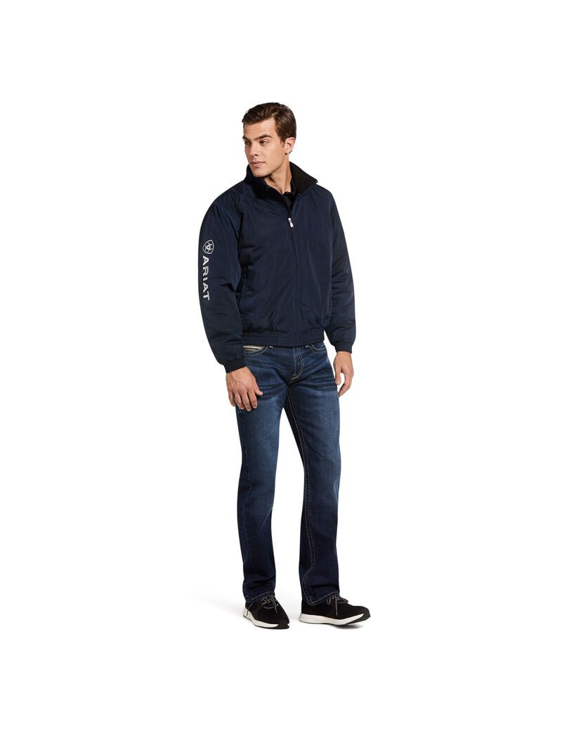 Vestes Ariat Team Logo Insulated Bleu Marine Homme | YTF-13250469