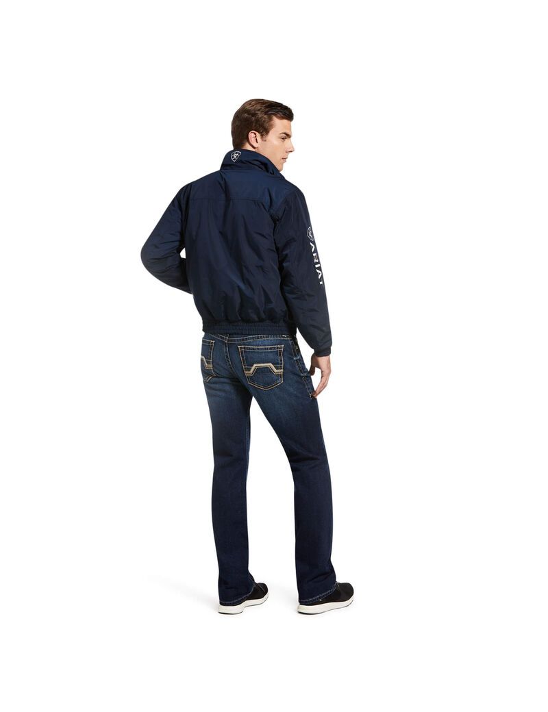 Vestes Ariat Team Logo Insulated Bleu Marine Homme | YTF-13250469