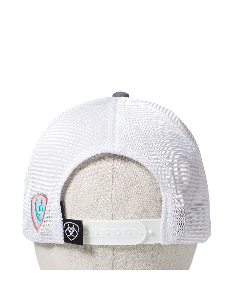 Casquettes Ariat Aztec Logo Snapback Grise Femme | ATH-88277801