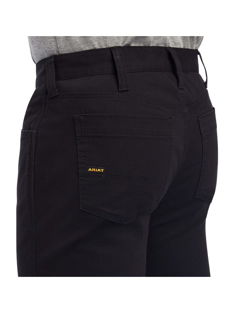 Pantalon Ariat Rebar M7 DuraStretch Made Tough Droit Noir Homme | BMF-00325871