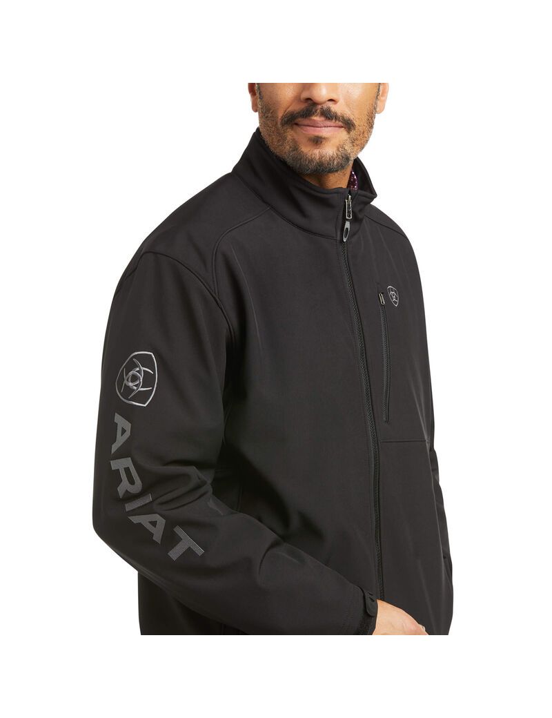 Vestes Ariat Logo 2.0 Patriot Softshell D'eau Resistant Noir Homme | JIW-11436253