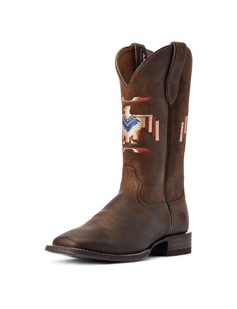 Bottes Western Ariat Circuit Thunderbird Chimayo Marron Homme | VOA-71902486