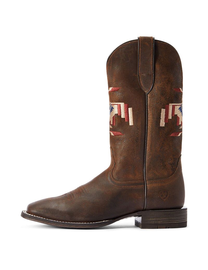 Bottes Western Ariat Circuit Thunderbird Chimayo Marron Homme | VOA-71902486