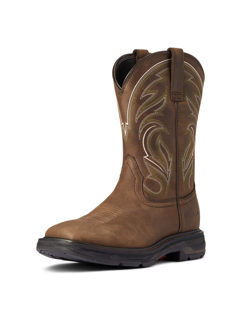 Bottes de Travail Ariat WorkHog XT Cottonwood Marron Homme | JIO-50240544