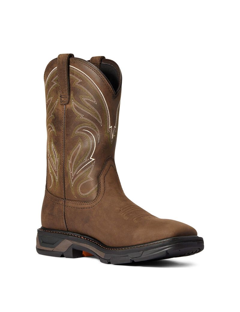 Bottes de Travail Ariat WorkHog XT Cottonwood Marron Homme | JIO-50240544