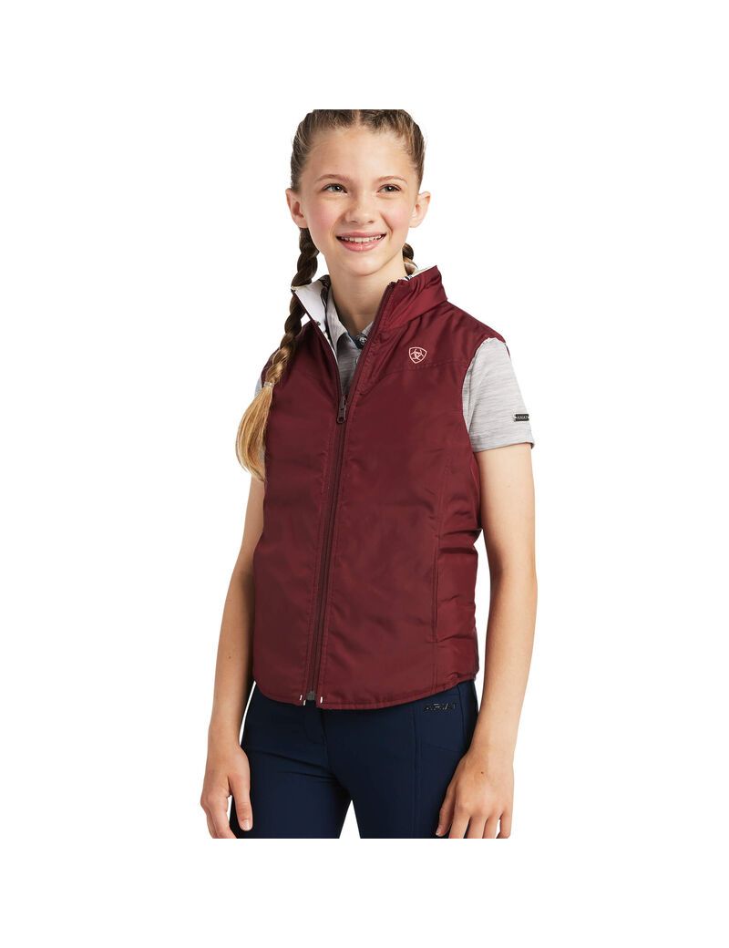 Gilet Ariat Bella Reversible Insulated Multicolore Enfant | QIU-13188034